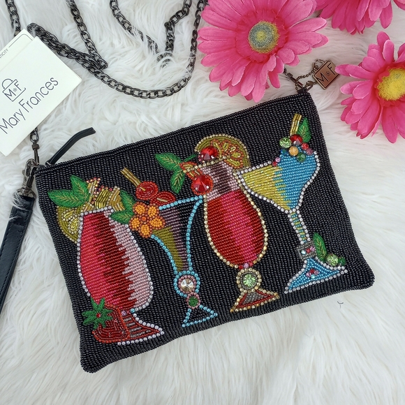 Mary Frances Handbags - Mary Frances Drinks on Me Beaded Cocktail Bag